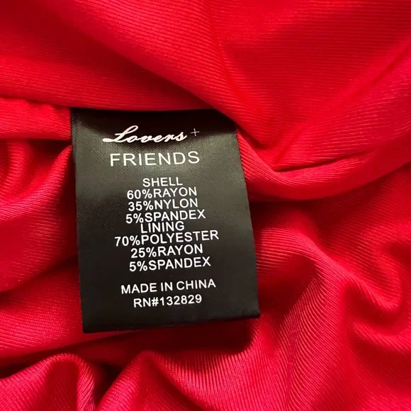 Lovers + Friends Rosa Gown in Red Rose - Picture 10 of 11